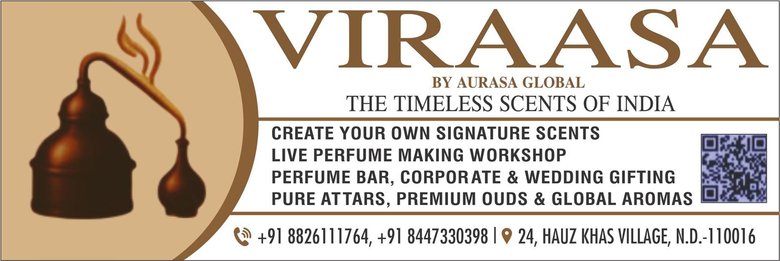VIRAASA BY AURASA GLOBAL (Prefume Shop in Hauz Khas Village)